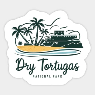 Dry Tortugas National Park Landscape Sticker